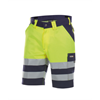 DASSY® VENNA, Warnschutz-Short dunkelblau/neongelb - Gr. 42