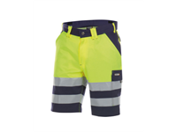 DASSY® VENNA, Warnschutz-Short dunkelblau/neongelb