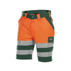 DASSY® VENNA, Warnschutz-Short flaschengrün/neonorange - Gr. 58