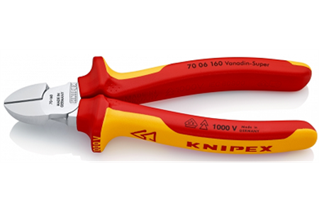 Knipex isolierter Seitenschneider 160 mm, 1000 V