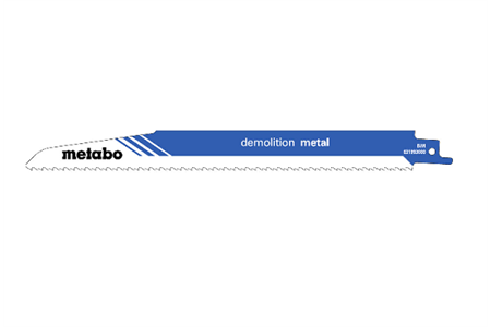 Metabo 5 Säbelsägeblätter "DEMOLITION METAL" 225 x 1.6 mm