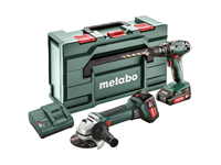 Metabo Akku-Maschinen Combo-Set 2.4.4 18 V