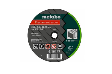Metabo Trennscheibe Flexiamant super 230 x 3,0 x 22,23 "STEIN"