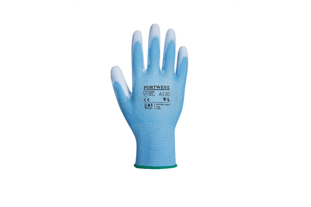 PU-Beschichteter-Handschuh - blau - Gr. XS