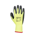 PU-Beschichteter-Handschuh - gelb/schwarz - Gr. XS