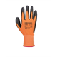 PU-Beschichteter-Handschuh - orange/schwarz - Gr. XS