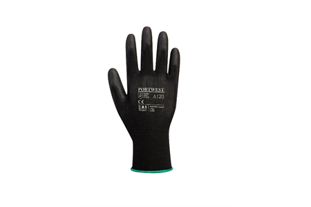PU-Beschichteter-Handschuh - schwarz - Gr. XS