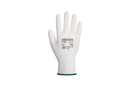 PU-Beschichteter-Handschuh - weiss - Gr. XS