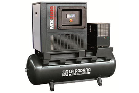 Schraubenkompressor mit Kältetrockner MX 1000-270E