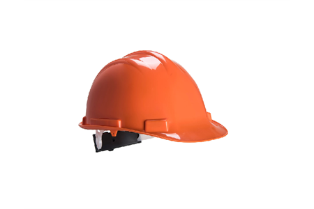 Schutzhelm mit Verstellrad - Orange