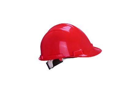 Schutzhelm mit Verstellrad - Rot