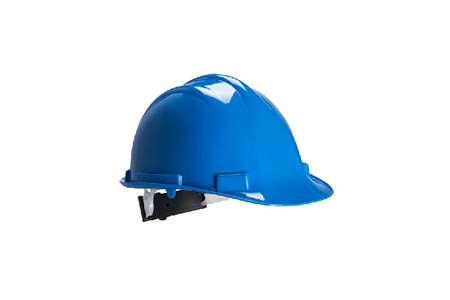 Schutzhelm mit Verstellrad - Royalblau